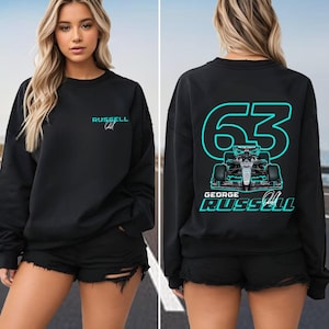 George Russell F1 Racing Tee: Mercedes Formel 1 #63 Shirt