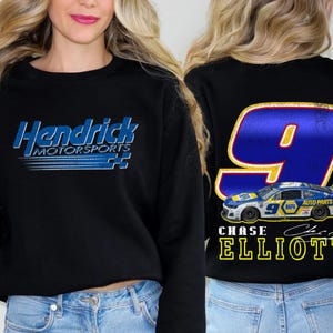 Chase Elliott #9 NASCAR Sweatshirt: Retro Racing Fan Gift