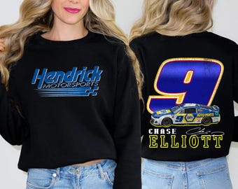 Chase Elliott #9 NASCAR Sweatshirt: Retro Racing Fan Gift