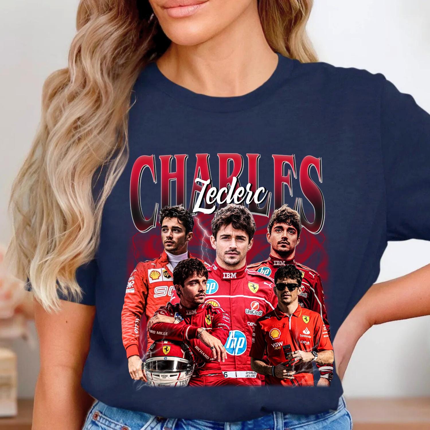 シャルル・ルクレール フェラーリ F1 Tシャツ：F1レーシングファンへの 
