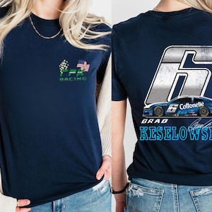 Brad Keselowski #6 NASCAR Sweatshirt, Vintage Racing Shirt, Iconic Keselowski Gift, Retro NASCAR Style, Retro Keselowski Fan Gift