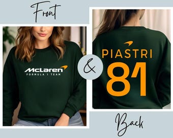 Oscar Piastri F1 Sweatshirt: Retro Lando Norris Racing Tee