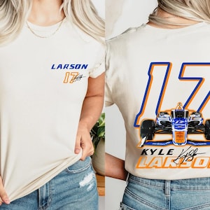 Kyle Larson #17 IndyCar Sweatshirt: Vintage Racing Tee