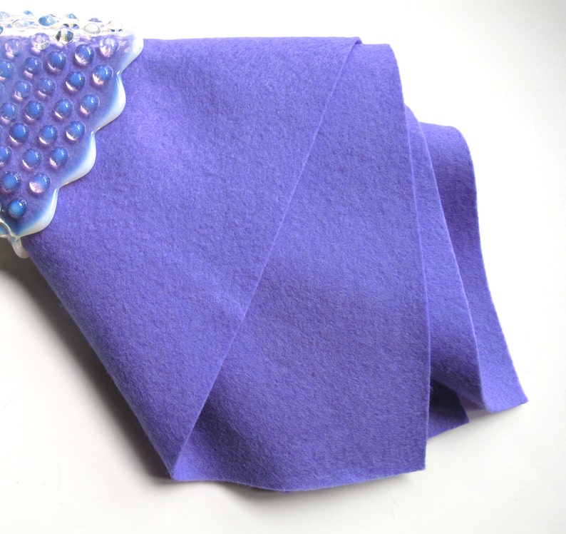 100% Wool Felt, Thistle, Wool Felt Square, Pure Merino Wool, Large Felt Square, Purple Wool image 5