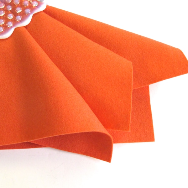 Shrimp Felt, 100% Wool, Pure Merino Fiber, Large Felt Sheet, Felt Square, Non Woven Wool, Certified Safe