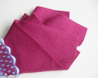 Mulberry, 100% Wool, Felt Fabric, Large Felt Square, Pure Merino Fiber, Certified Safe