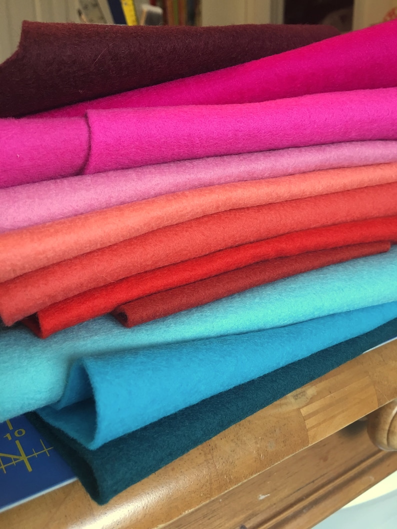 Wool Felt Sapphire Set Designer Collection Twelve Days Etsy