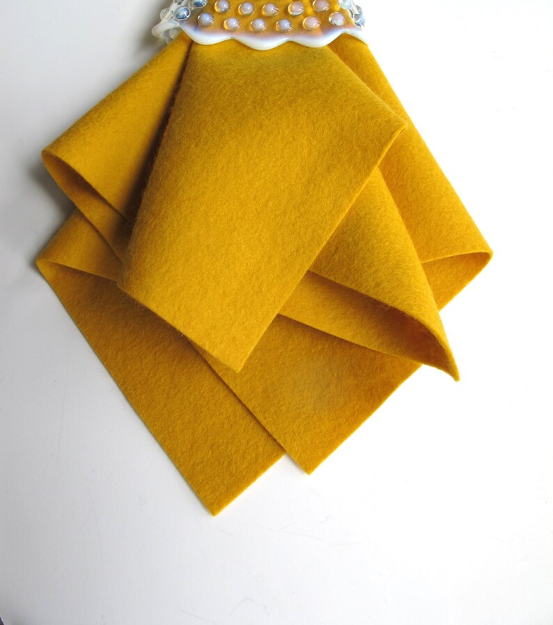 Gold Wool Felt Pure Merino Large Felt Square Wool Felt | Etsy