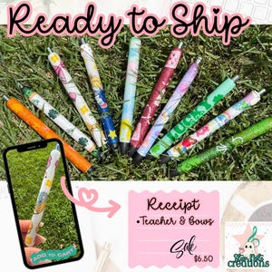 Ready to Ship Glitter Inkjoy Resin Pens