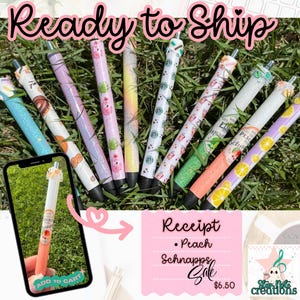 Ready to Ship Glitter Inkjoy Resin Pens