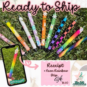 Ready to Ship Glitter Inkjoy Resin Pens