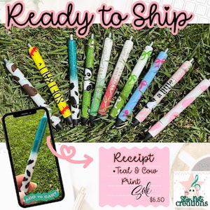 Ready to Ship Glitter Inkjoy Resin Pens