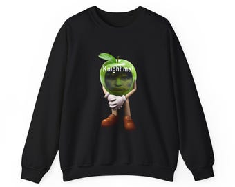 ¡Conviértete en caballero! - Sudadera con meme de manzana de Raymun Fossoway, Raymun Fossoway Seven Kingdoms