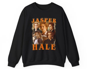 Jasper Hale Vintage Bootleg Sweatshirt, Jasper Hale Retro, Jackson Rathbone als Jasper Hale Unisex Heavy Blend™ Crewneck Sweatshirt