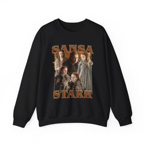 Sansa Stark Sweatshirt, Sansa Stark Vintage Bootleg, Sansa Stark Unisex Heavy Blend™ Crewneck Sweatshirt