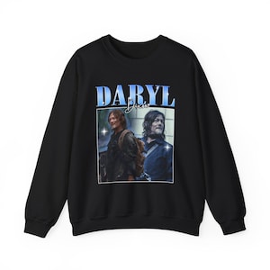 Daryl Dixon Vintage Sweatshirt, Daryl TWD, Norman Reedus - Daryl Dixon Unisex Heavy Blend™ Crewneck Sweatshirt