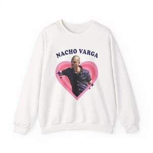 Nacho Varga Pop Art Heart Sweatshirt, Nacho Varga, Michael Mando as Nacho Varga Unisex Heavy Blend™ Crewneck Sweatshirt