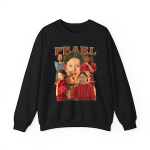 Mia Goth Pearl Bootleg Sweatshirt, Mia Goth Pearl Unisex Heavy Blend™ Crewneck Sweatshirt