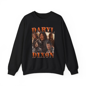 Daryl Dixon Bootleg Sweatshirt, Daryl TWD, Norman Reedus - Daryl Dixon Unisex Heavy Blend™ Crewneck Sweatshirt
