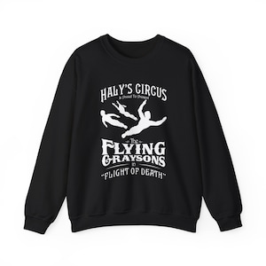 Fliegender Grayson Nightwing Sweatshirt, Fliegender Grayson Nightwing Unisex Heavy Blend™ Rundhals-Sweatshirt