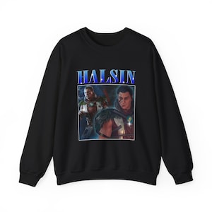 Halsin Baldur&#39;s Gate Sweatshirt, BG3 Halsin rock styles, Halsin Baldur&#39;s Gate Unisex Crewneck Sweatshirt