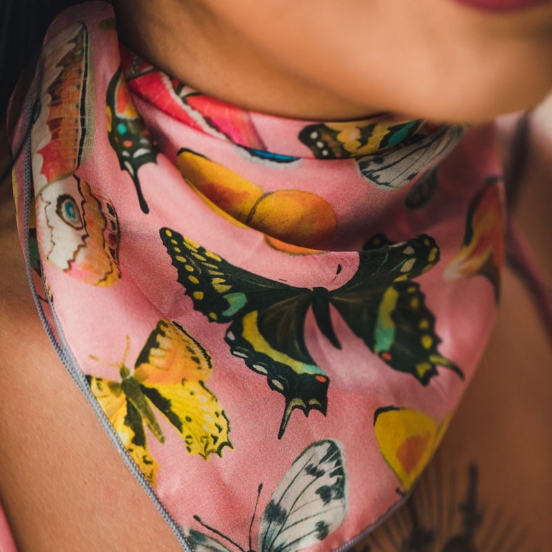 Butterfly Print Scarf