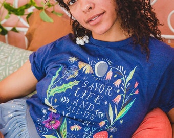 Savor Life Tri Blend Tee