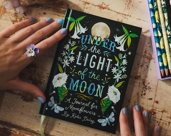 Hardcover Journal - Under The Light of The Moon | Moonflower Journal