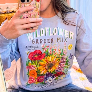 Wildflower Mix Unisex Sweatshirt