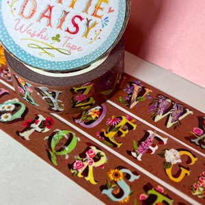 Alphabet Washi Tape #3