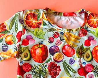 T-shirt femme Fruits et légumes