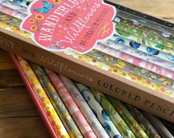 Wanderlust and Wildflowers | Colored Pencil Set | by Katie Daisy