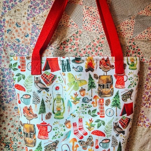 Camping Tote bag