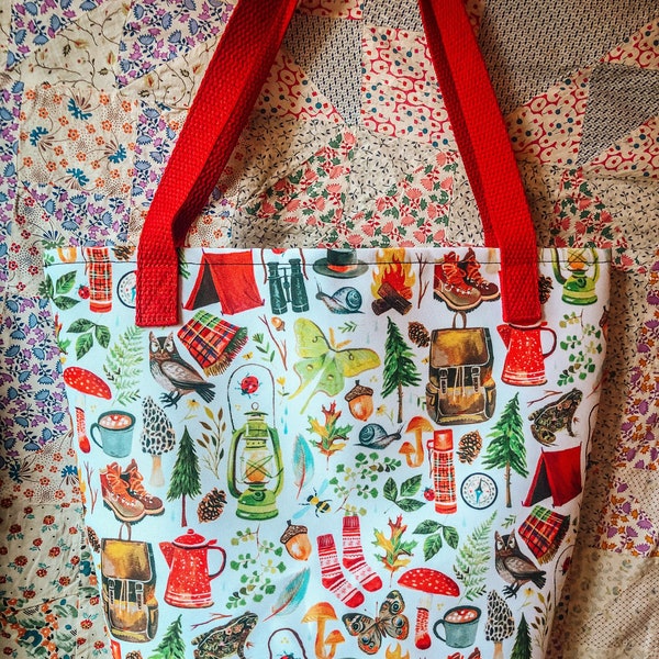 Camping Tote bag