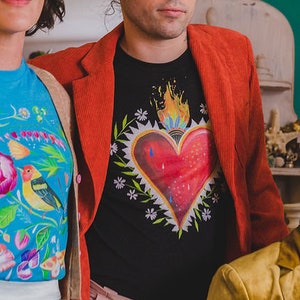 Sacred Heart Tri Blend Tee