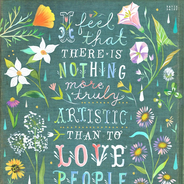 Love People Art Print
