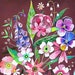 Burgundy Bouquet | Wildflower Art Print | Floral Wall Art | Katie Daisy | 8x10 | 11x14