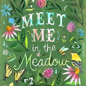 Meet Me In The Meadow  -  vertical print