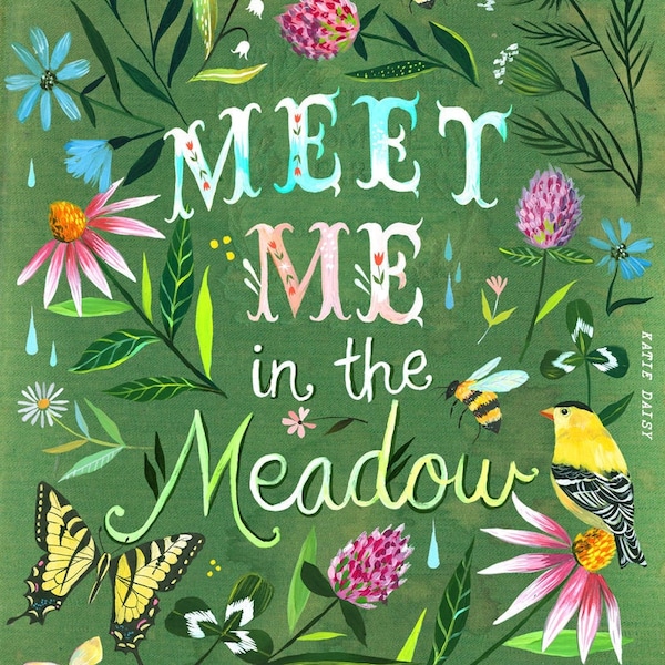 Meet Me In The Meadow  -  vertical print