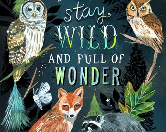 Wild & Wonder art print