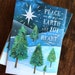 Peace on Earth Greeting Card Set | Christmas Cards | Rustic Woodland Stationery | Katie Daisy