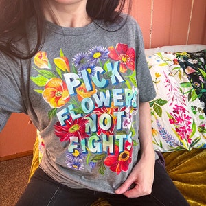 Pick Flowers Tri-Blend Tee