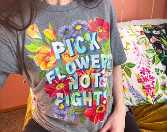 Pick Flowers Tri-Blend Tee