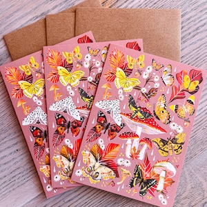 Flottement d'automne - Carte d'anniversaire