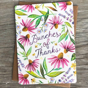 Bunches of Thanks - Greeting Card