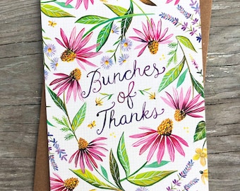 Bunches of Thanks - Greeting Card