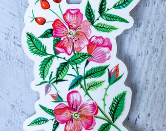 WILD ROSE  - Matte Laminate Sticker