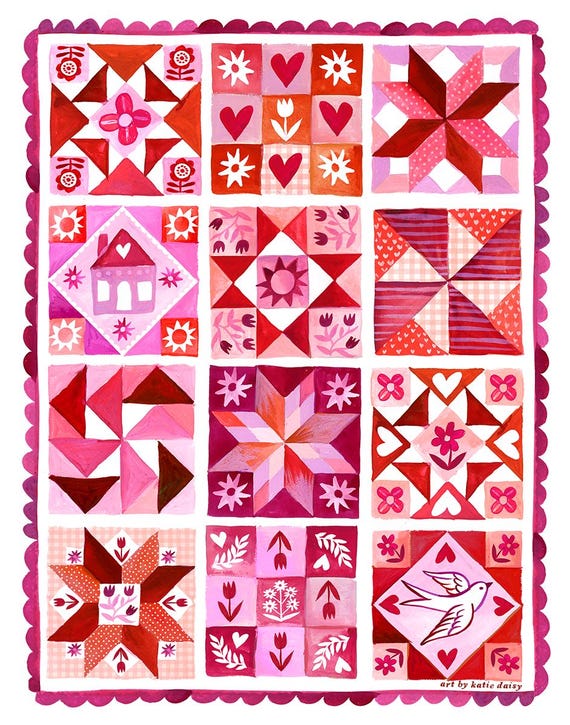 Stiched With Love Art Print