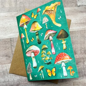 Mushrooms - Blank Card