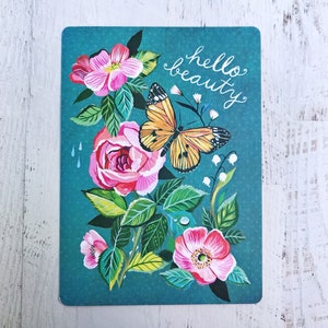 Hola belleza - Tarjeta de felicitación